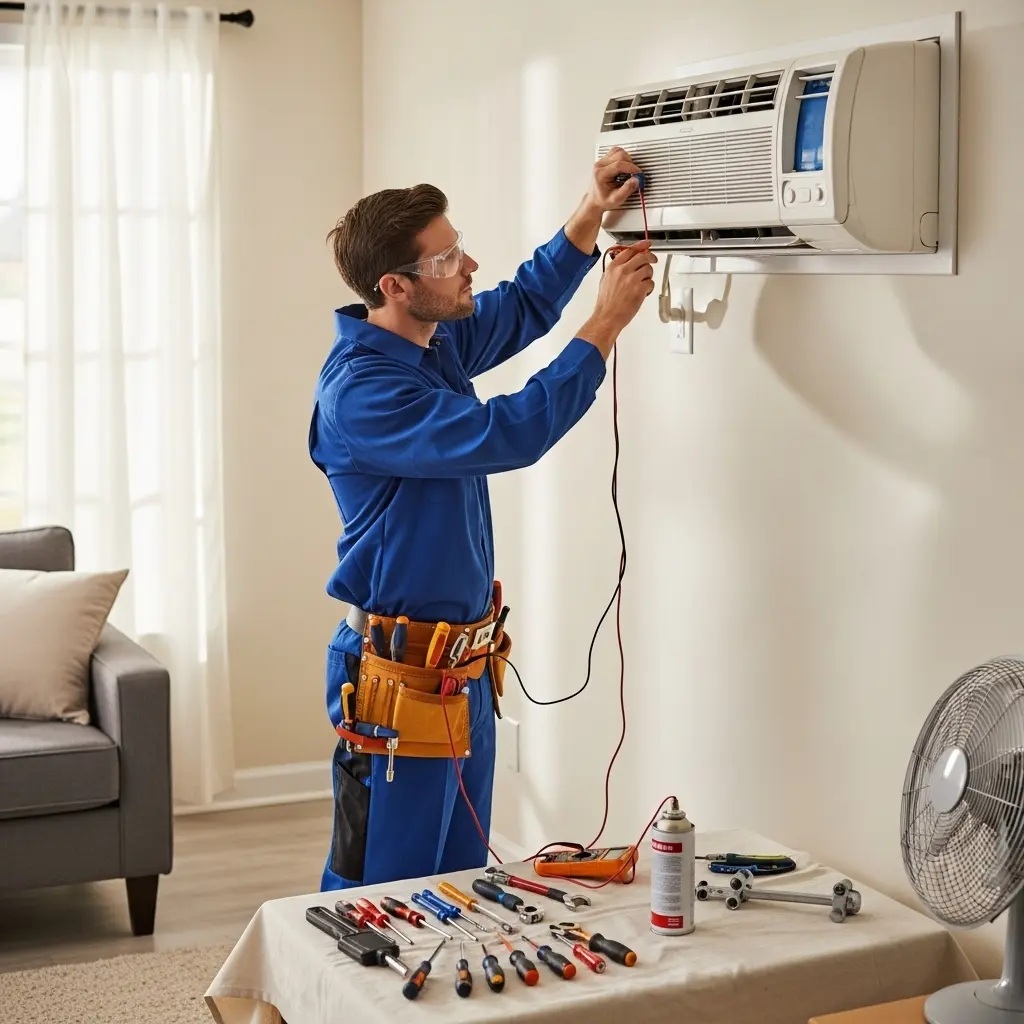 Hendek Hotpoint Hotpoint klima gaz dolumu ve bakım – Enerji verimliliği artırıldı. - Teknik servis örneği